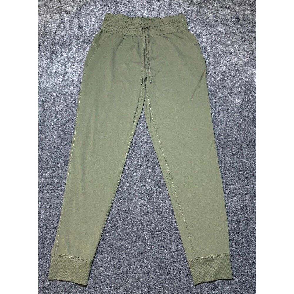 NWT Member's Mark Jogger Pants Women's XS Green Elastic Waist Drawstring Pull-On